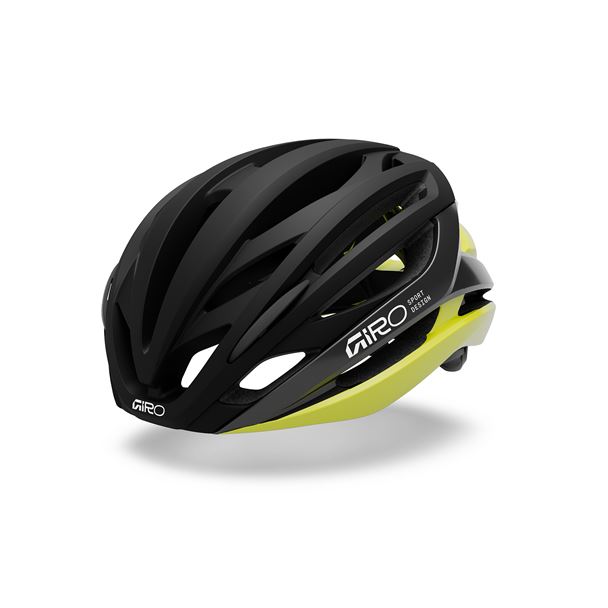GIRO Syntax MIPS Mat Black/Gloss Hi Viz Yellow L
