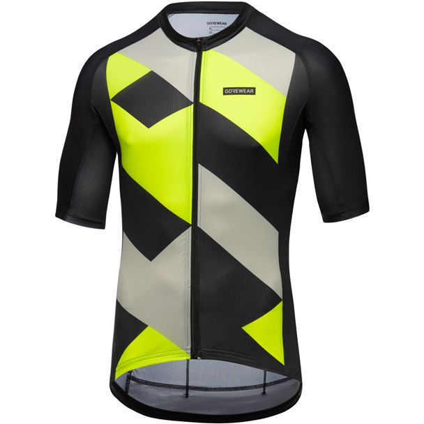 GORE Spirit Signal Jersey Mens black / neon yellow L