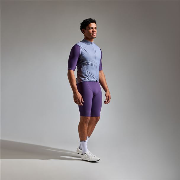 GORE Distance Windbreaker Vest Mens amethyst grey L