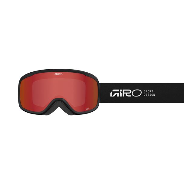 GIRO Cruz Black Stacked-Amber Scarlet