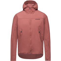 GORE FERNFLOW Hooded Windbreaker Mens lab rose XL
