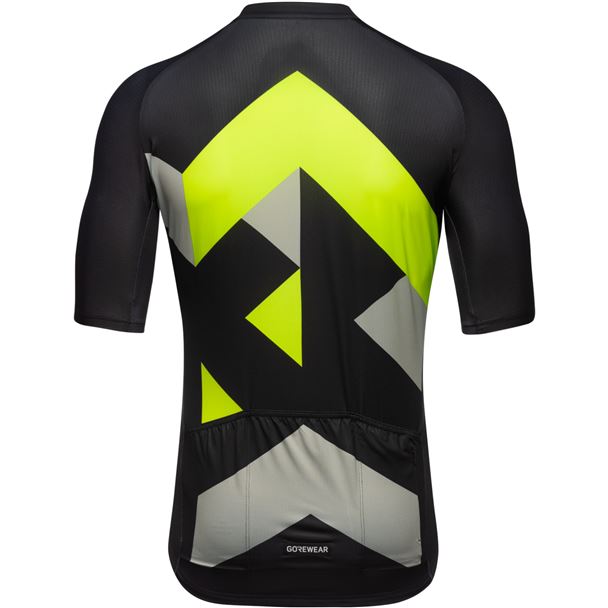 GORE Spirit Signal Jersey Mens black / neon yellow L