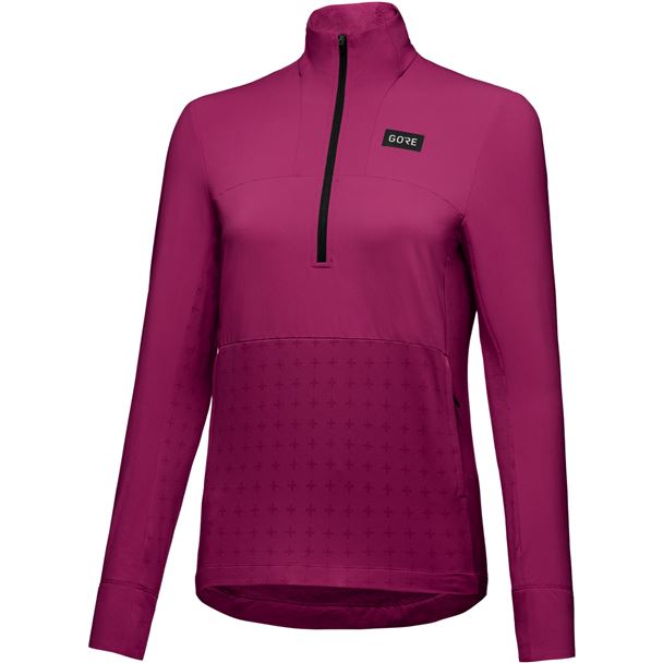 GORE TrailKPR Hybrid 1/2-Zip Womens process purple M/40