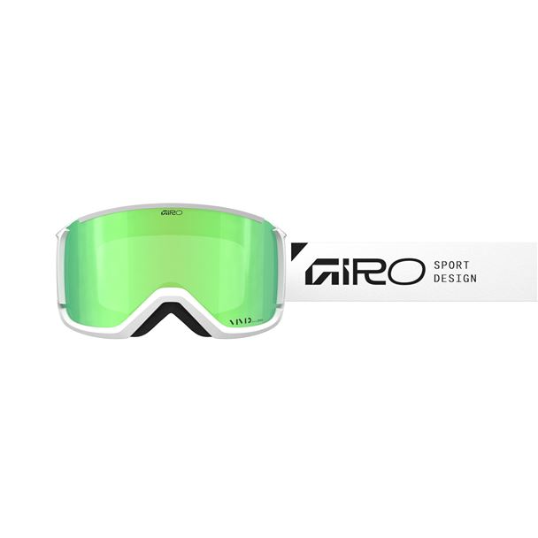GIRO Revolt White Stacked-Vivid Emerald