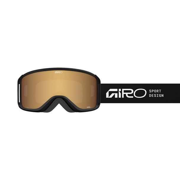 GIRO Sagen Black Stacked-Amber Gold/Yellow (2skla)
