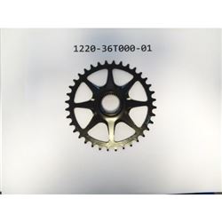 Chainwheel 36T Direct mount Narrow-Wide Single Chainring Steel Forged ED BLK CL:52mm for SyncDrive-C