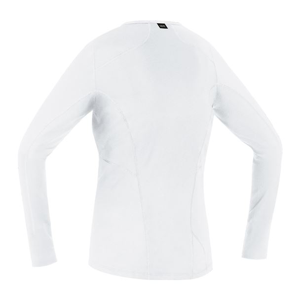 GORE M Women Base Layer Long Sleeve Shirt white M