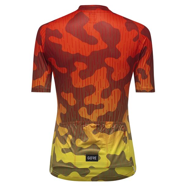 GORE Rain Camo Jersey Womens fireball 36