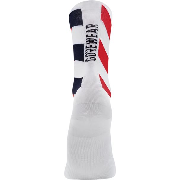 GORE Essential Signal Socks white / lab red 44-46/XL