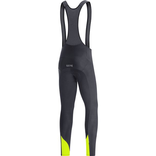 GORE C3 Thermo Bib Tights+ black/neon yellow M