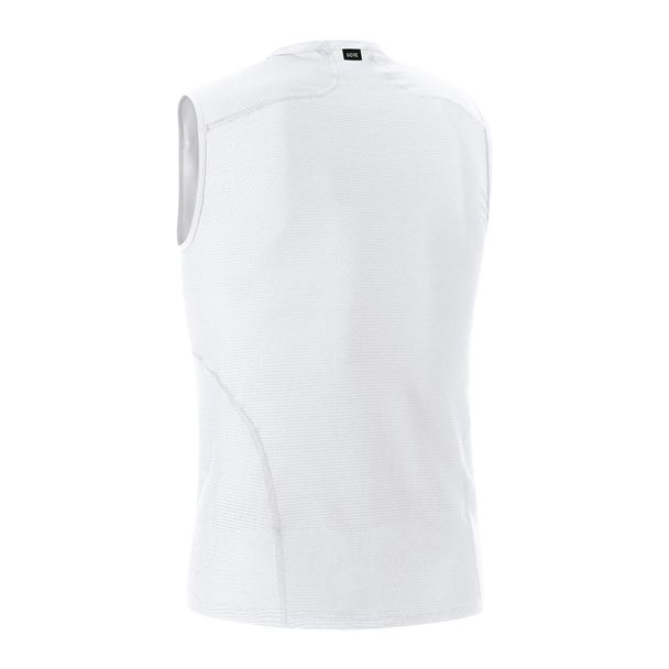 GORE M BL Sleeveless Shirt white S