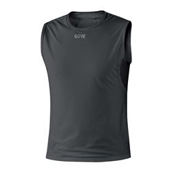 GORE M WS BL Sleeveless Shirt-black-M