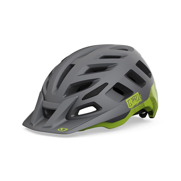 GIRO Radix Mat Metalic Black/Lime M