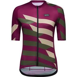 GORE Spirit Signal Chaos Jersey Womens process purple/utility green 40