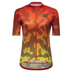 GORE Rain Camo Jersey Womens fireball 38