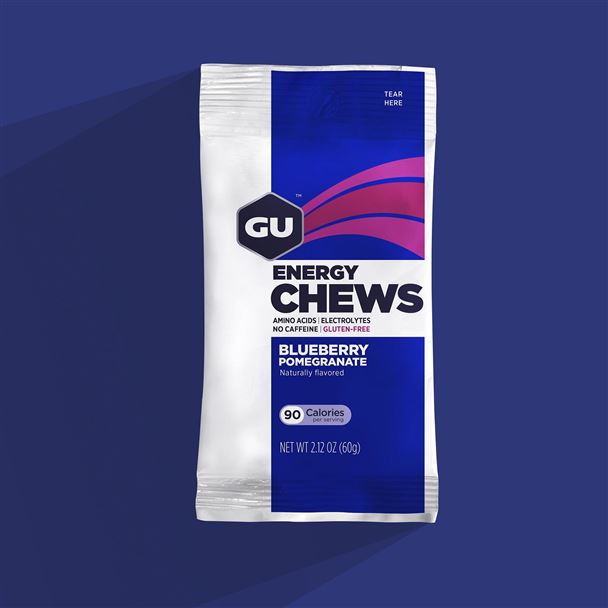 GU Energy Chews 60 g Blueberry Pomegranate 1 SÁČEK (balení 12ks)