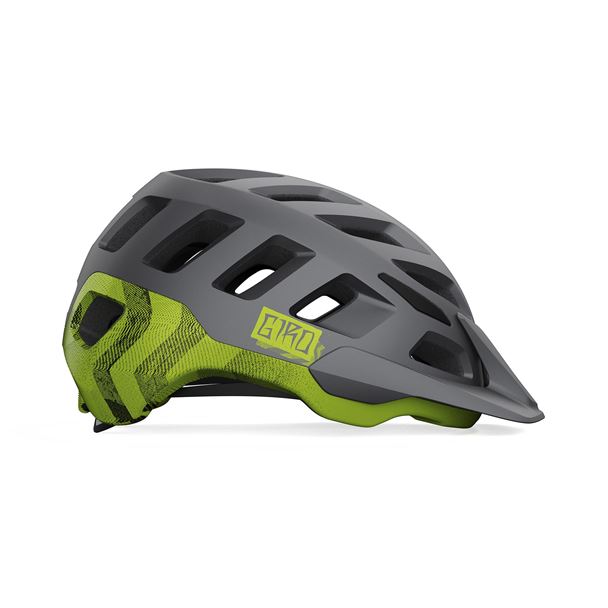 GIRO Radix Mat Metalic Black/Lime L