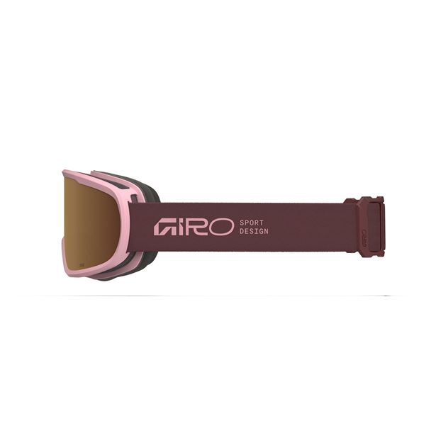 GIRO Cruz Dark Maroon Stacked-Amber Gold