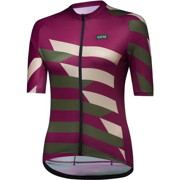 GORE Spirit Signal Chaos Jersey Womens process purple/utility green 40