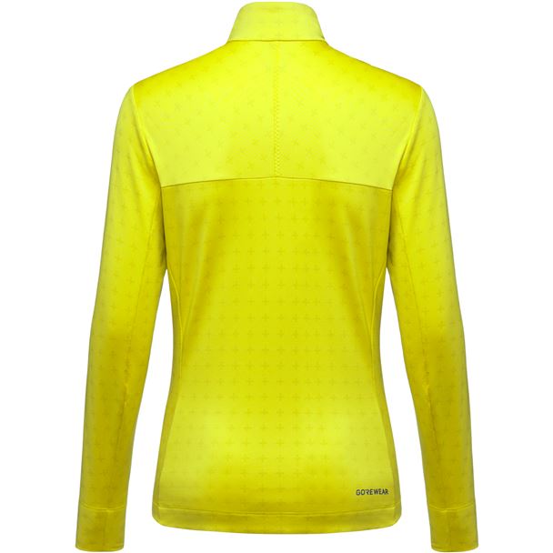 GORE Everyday Thermo 1/4-Zip Womens neon yellow XXS/34