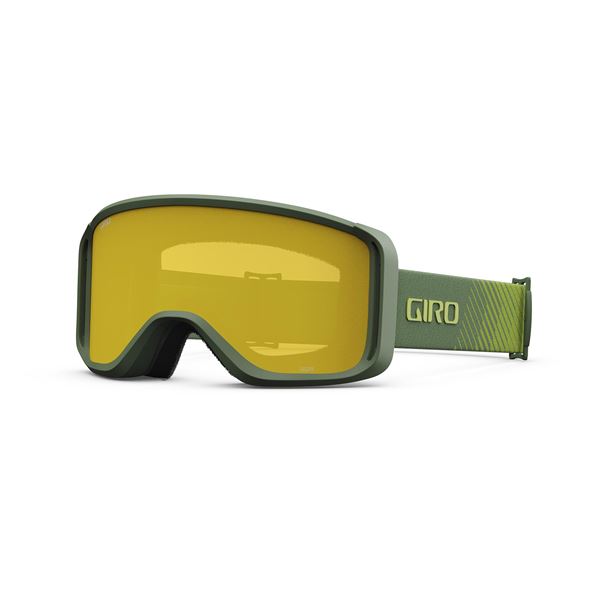 GIRO Sagen Mat Green Streaker Loden Green/Yellow (2skla)