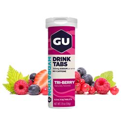 GU Hydration Drink Tabs 54 g Triberry 1 tuba (balení 8ks)