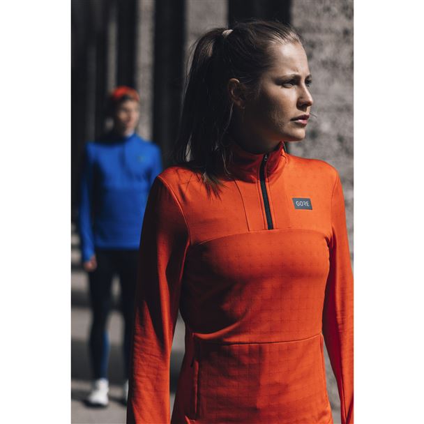 GORE Everyday Thermo 1/4-Zip Womens fireball S/38