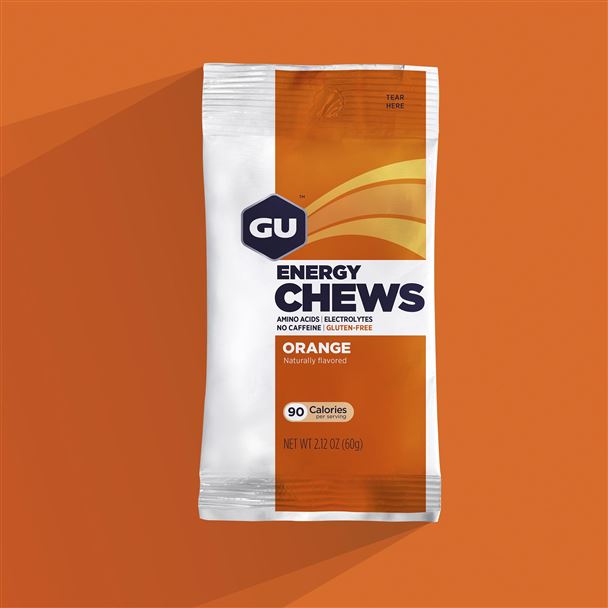 GU Energy Chews 60 g Orange 1 SÁČEK (balení 12ks)