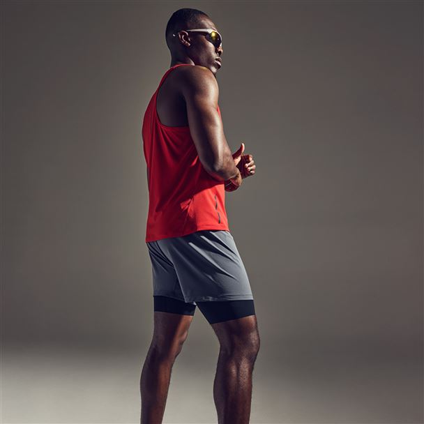 GORE CONCURVE 5” 2in1 Shorts Mens lab graphite / black S