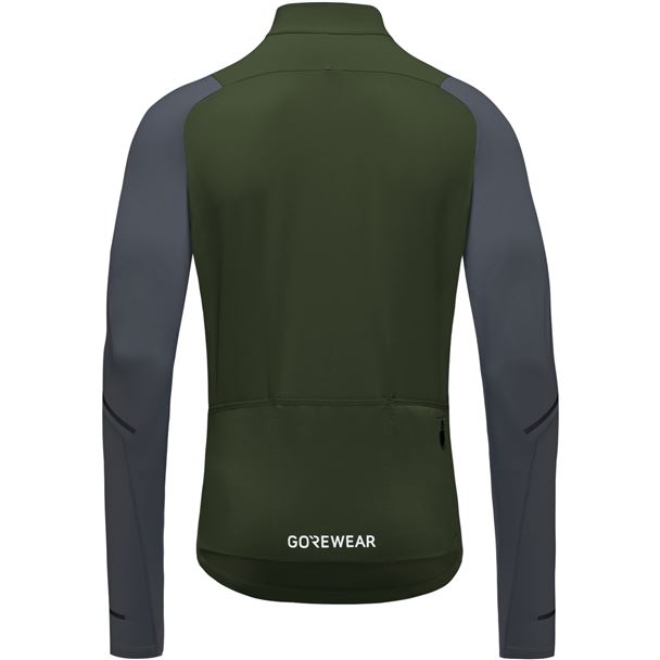 GORE Spinshift Thermo Long Sleeve Jersey Mens utility green/lab graphite XL