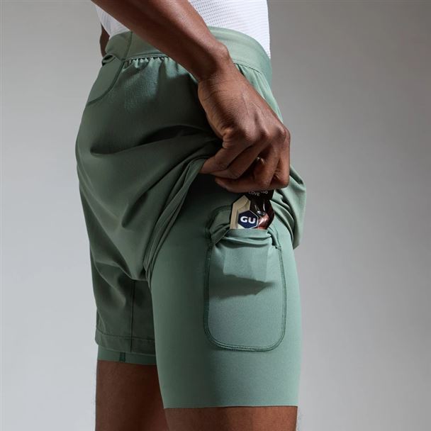 GORE CONCURVE 5” 2in1 Shorts Mens slate green M