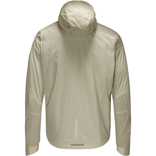 GORE CONCURVE WINDSTOPPER® Insulated Hooded Jacket Mens tech beige L