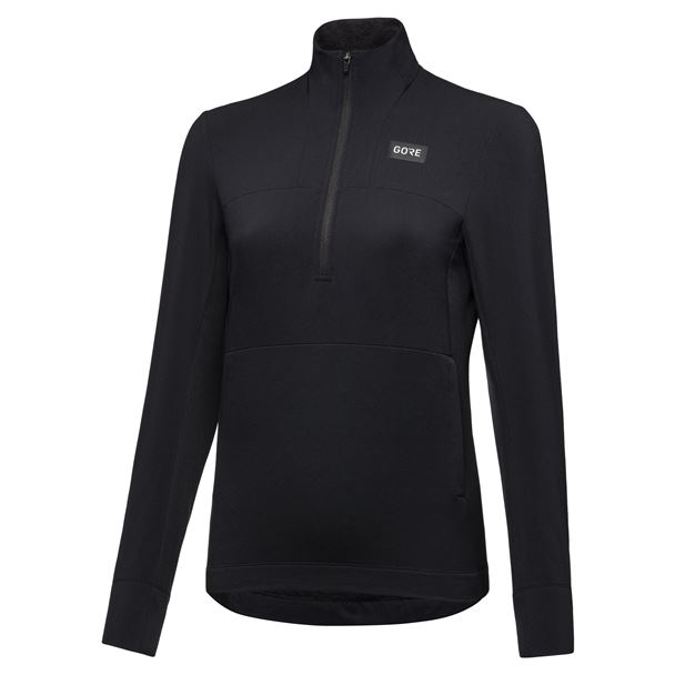 GORE TrailKPR Hybrid 1/2-Zip Womens black XS/36