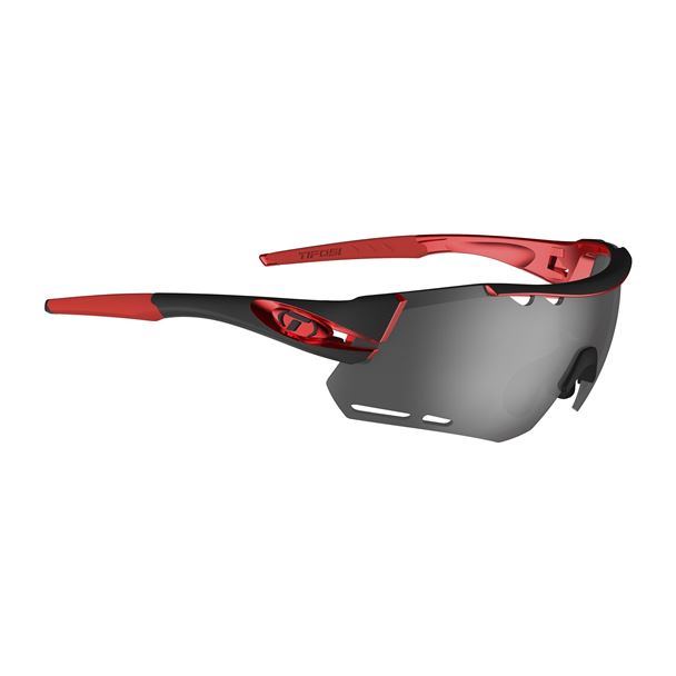 TIFOSI Alliant Black/Red (Smoke/AC Red/Clear)