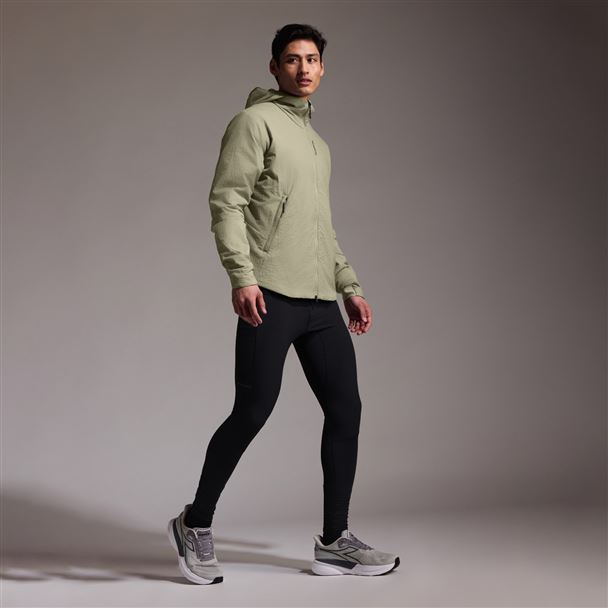 GORE CONCURVE WINDSTOPPER® Insulated Hooded Jacket Mens tech beige L