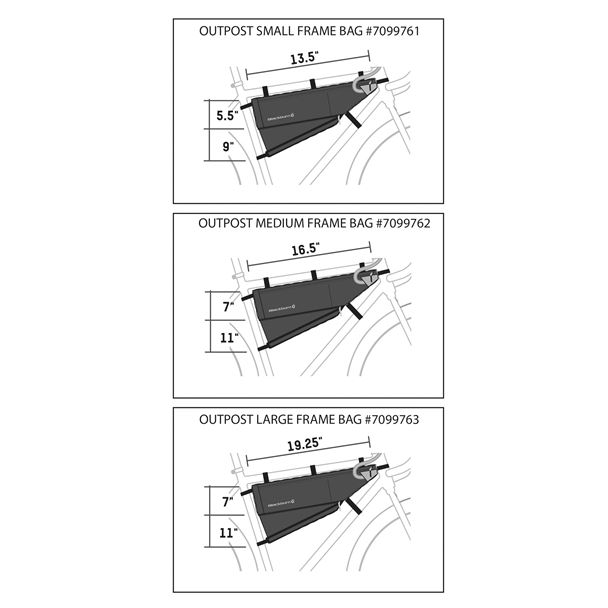 BLACKBURN Outpost Frame Bag Small