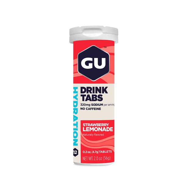 GU Hydration Drink Tabs 54 g Strawberry Lemonade 1 tuba (balení 8ks)