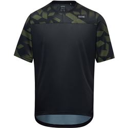 GORE TrailKPR Daily Shirt Mens black/utility green L