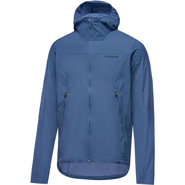 GORE Fernflow Hooded Windbreaker Mens cargo blue XXL