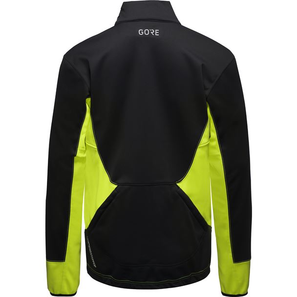 GORE C5 GWS Thermo Trail Jacket black/neon yellow M
