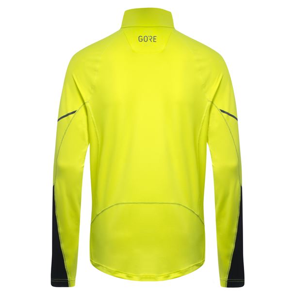 GORE M Mid Long Sleeve Zip Shirt neon yellow/black M