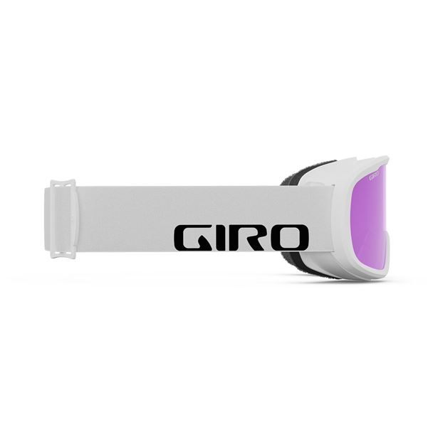 GIRO Cruz White Wordmark Amber Pink
