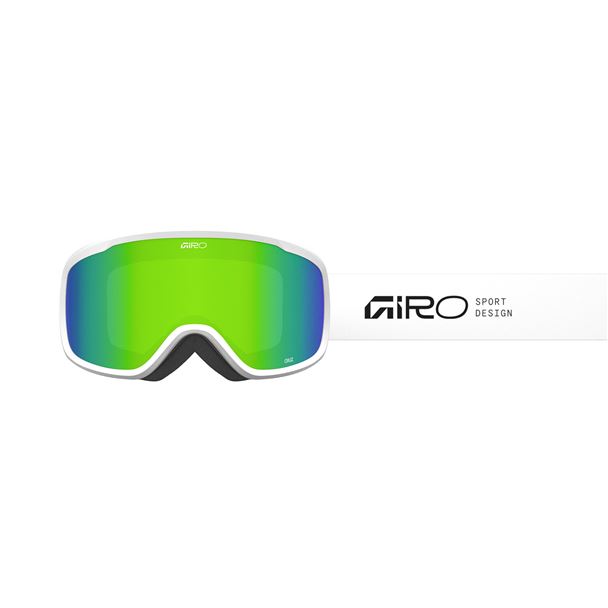 GIRO Cruz White Stacked-Loden Green