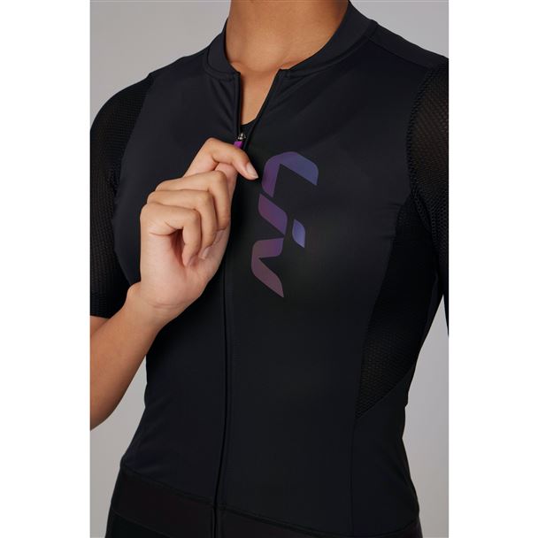 LIV RACE DAY SS JERSEY BLACK/PURPLE L - 2025