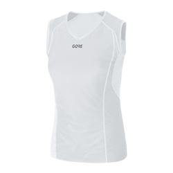 GORE M Women GORE® WINDSTOPPER® Base Layer Sleeveless Shirt light grey / white 36