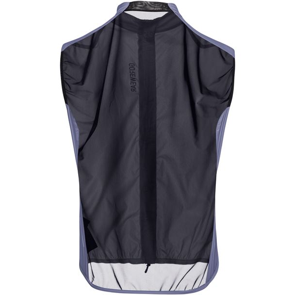 GORE Distance Windbreaker Vest Mens amethyst grey M