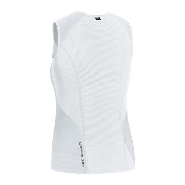 GORE M Women GORE® WINDSTOPPER® Base Layer Sleeveless Shirt light grey / white 36