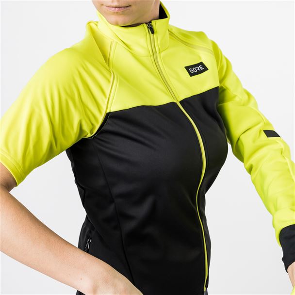 GORE Phantom Wmn Jacket black/neon yellow XS/36