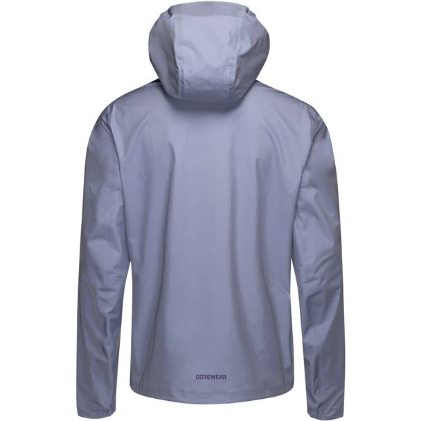 GORE LUPRA GORE-TEX Hooded Logo Jacket Mens amethyst grey/purple indigo L