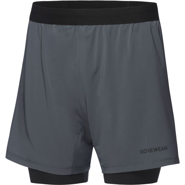 GORE CONCURVE 5” 2in1 Shorts Mens lab graphite / black M